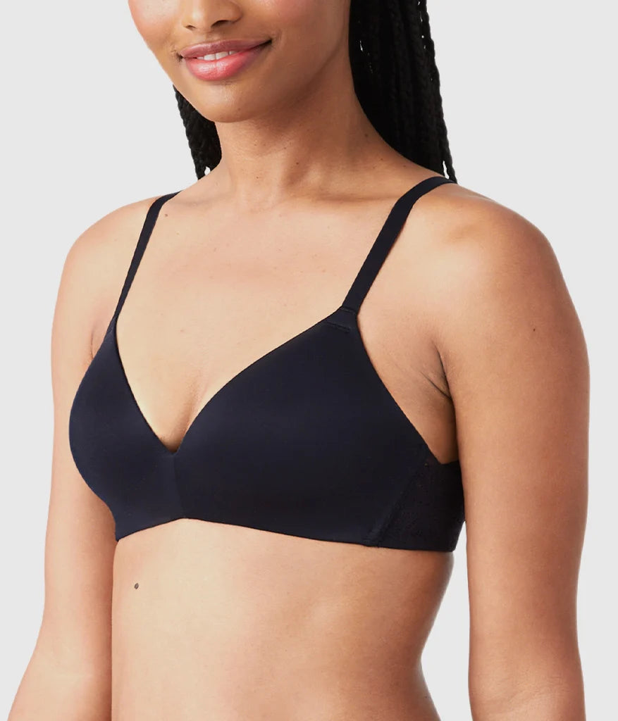 Future Foundation Wire Free T-Shirt Bra with Lace: Night