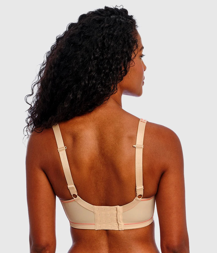 Freya Sonic Sport Underwire Spacer Bra: Nude