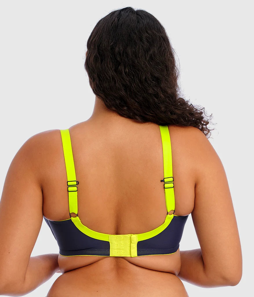 Energise Full Figure Underwire Sport Bra: Navy