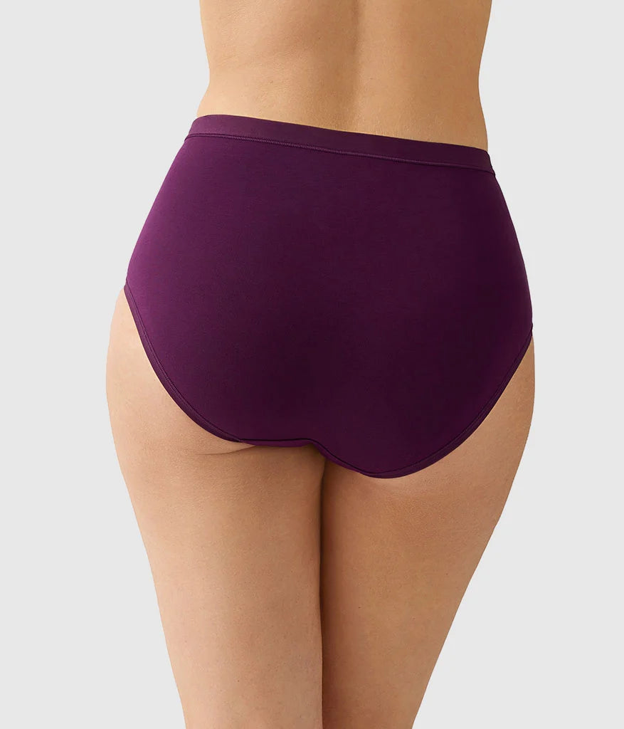Understated Cotton Brief: Winter Bloom