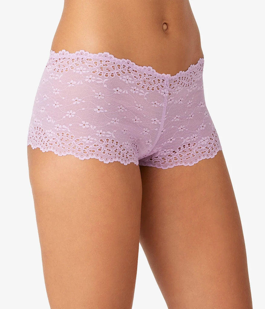 Inspired Eyelet Boyshort: Lavender Herb