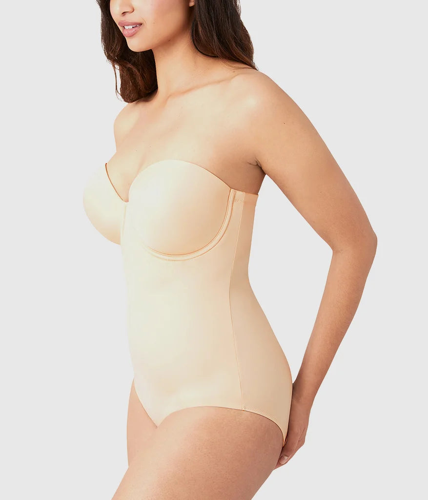 Red Carpet™  Strapless Shaping Body Briefer: Sand